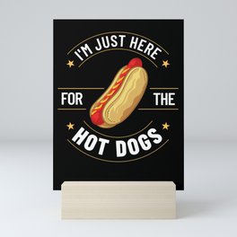 Hot Dog Chicago Style Bun Stand American Mini Art Print