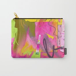 Digital Collage Abstract Carry-All Pouch