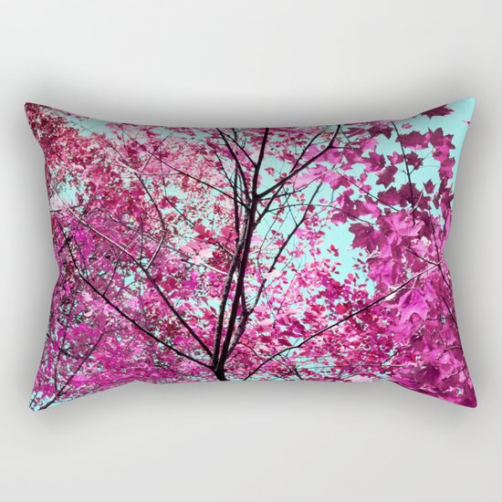 Autumn Pink Rectangular Pillow