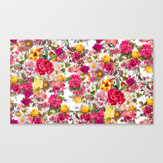 Botanic Pattern Canvas Print
