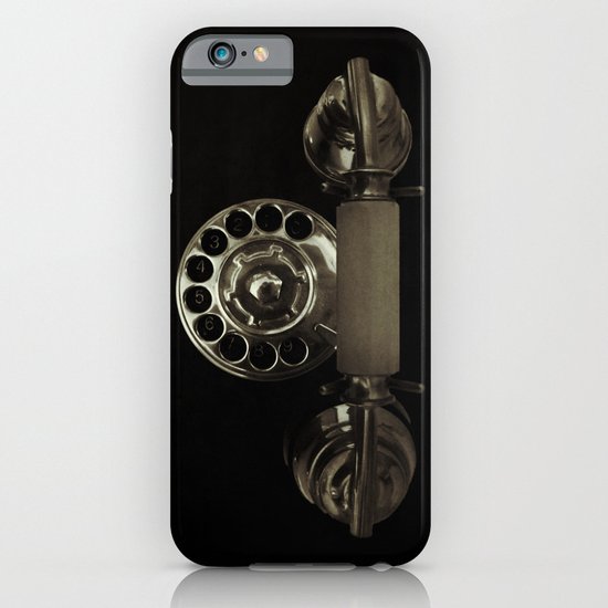 Old rotary dial phone iPhone & iPod Case