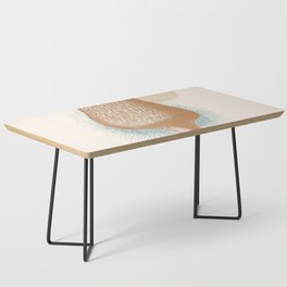 Abstract art gestual and organic sponge Coffee Table