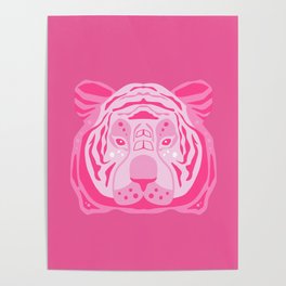 Pink Tiger art  Poster