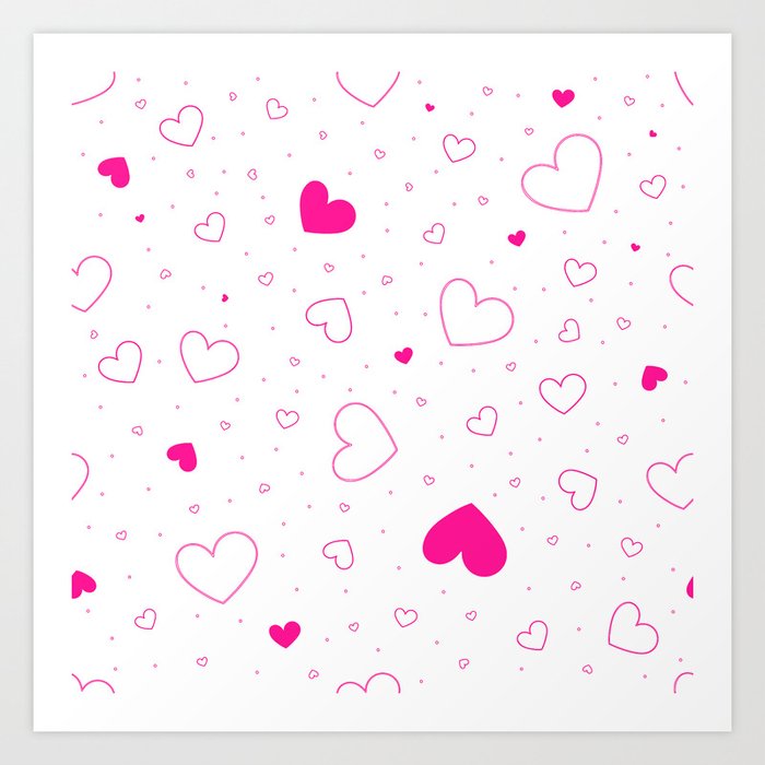 Download 80 Background Art Hearts Paling Keren