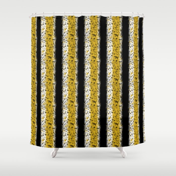Mustard Yellow Shower Curtain, Mustard Shower Curtain