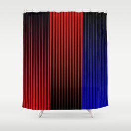 Carlos Cruz-Diez Fanfic Shower Curtain