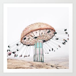 Mushroom Carousel Art Print