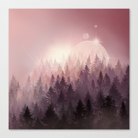 fantasy forest Canvas Print