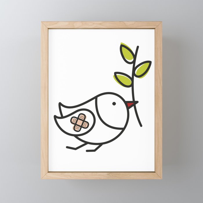 Peace Framed Mini Art Print