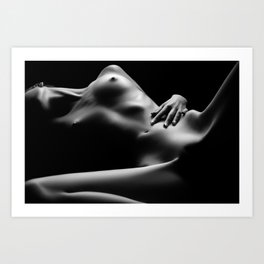 Nude woman bodyscape 93 Art Print