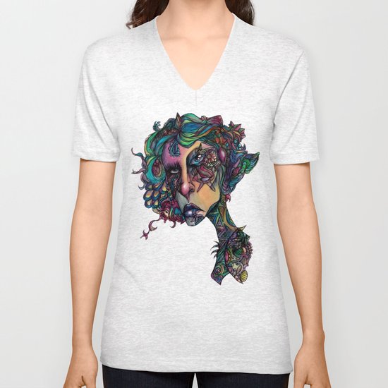 All in The Colors Unisex V-Neck