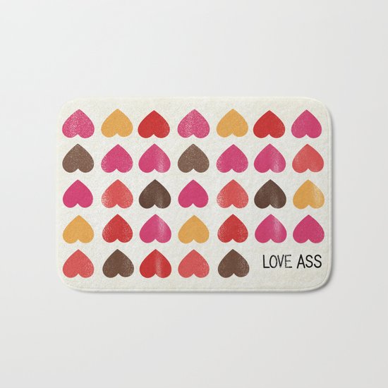 LOVE ASS Bath Mat
