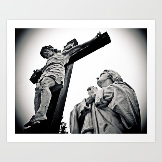 Cemetery beauty Art Print