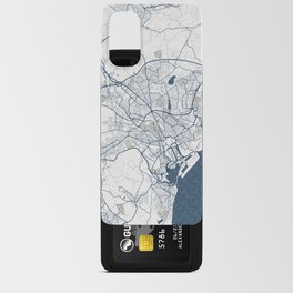 Cardiff City Map of Wales - Coastal Android Card Case