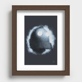The Iron Giant Rises Recessed Framed Print
