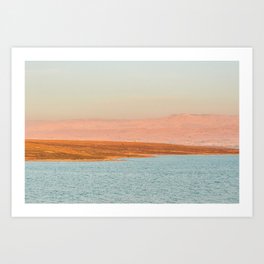 Dead sea, Israel. Landscape photography poster art print Art Print