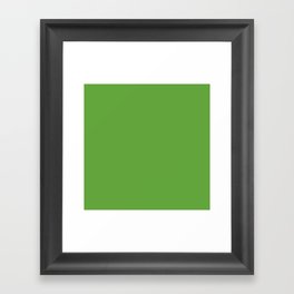 Nature Siren Green Framed Art Print