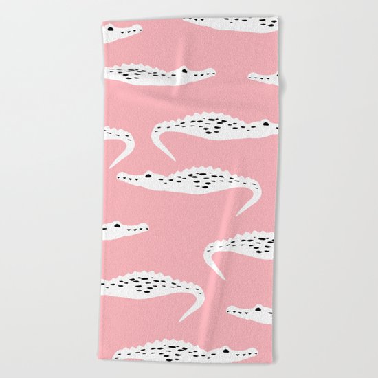 Crocodile Pattern Beach Towel