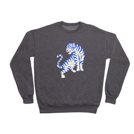 The Roar: White Tiger Edition Crewneck Sweatshirt | Graphicdesign, Cheetah, Art, Tiger, Vintage, Tropical, Bold, Jungle, Cats, Animal 