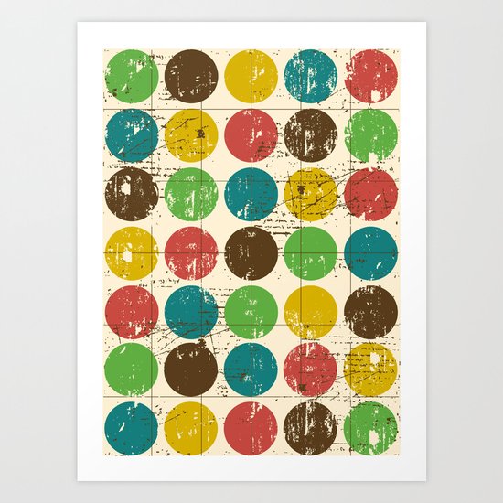 Circles 2 Art Print
