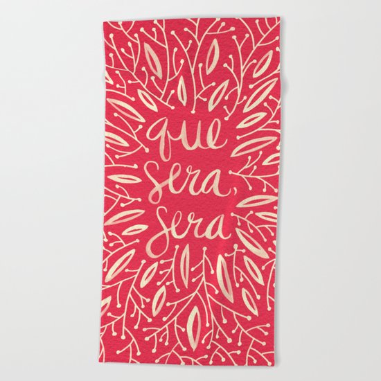 Whatever Will Be, Will Be – Melon Palette Beach Towel