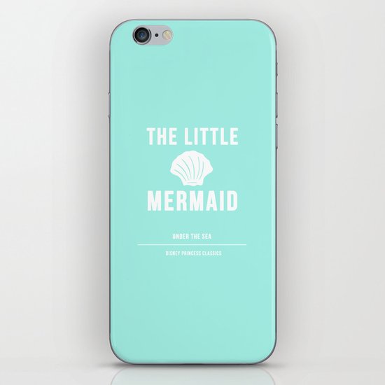 Disney Princesses: The Little Mermaid Minimalist iPhone Skin