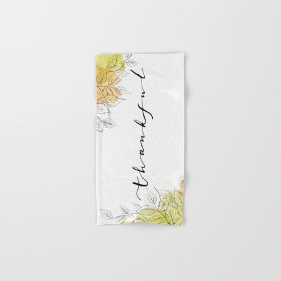 THANKFUL LEAFS Hand & Bath Towel