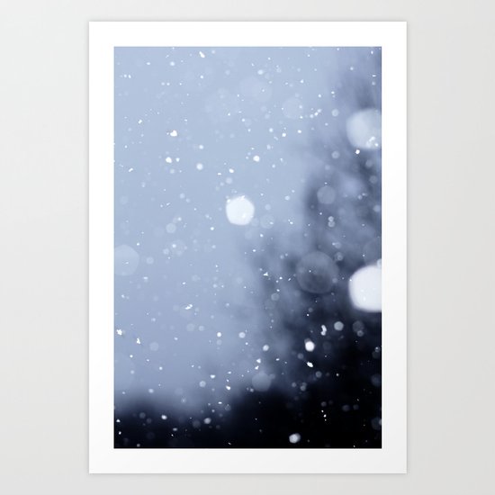 Snow Art Print