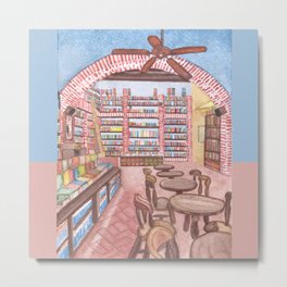BOOK STORE COLOMBIA 01 Metal Print