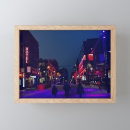 Boxing day, Montreal (2) Framed Mini Art Print
