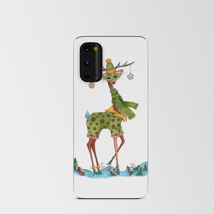 Fashion Christmas Deer 11 Android Card Case