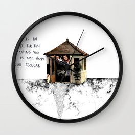 Mel Gibson is in your shed Wall Clock