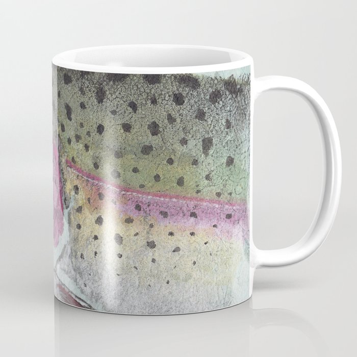 Rainbow Trout - Gyotaku Coffee Mug