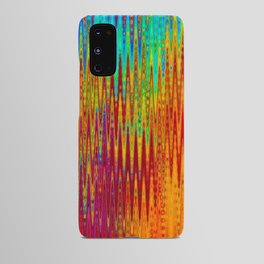 Neon Zigzag Pattern Android Case