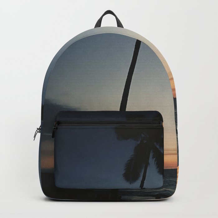 Sunset Palm Tree Backpack