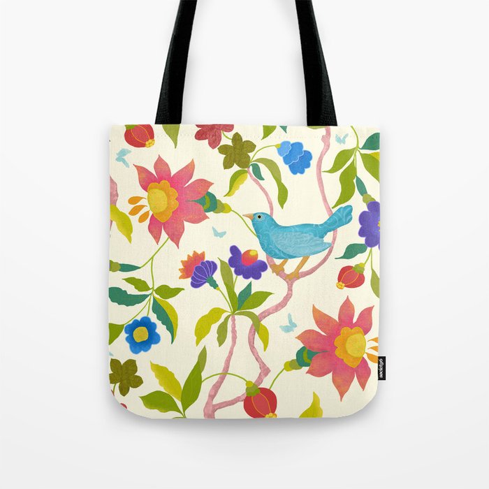 Jungle Bird Tote Bag by Edith Jackson Designs | Society6