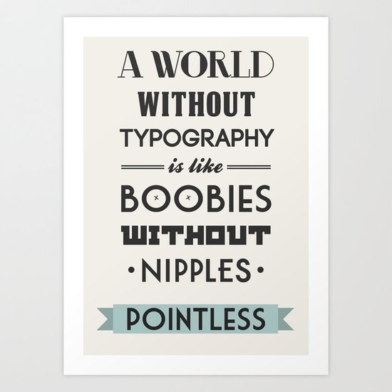 True Story. Art Print