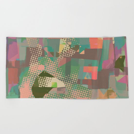 Abstract Painting No. 11 Beach Towel