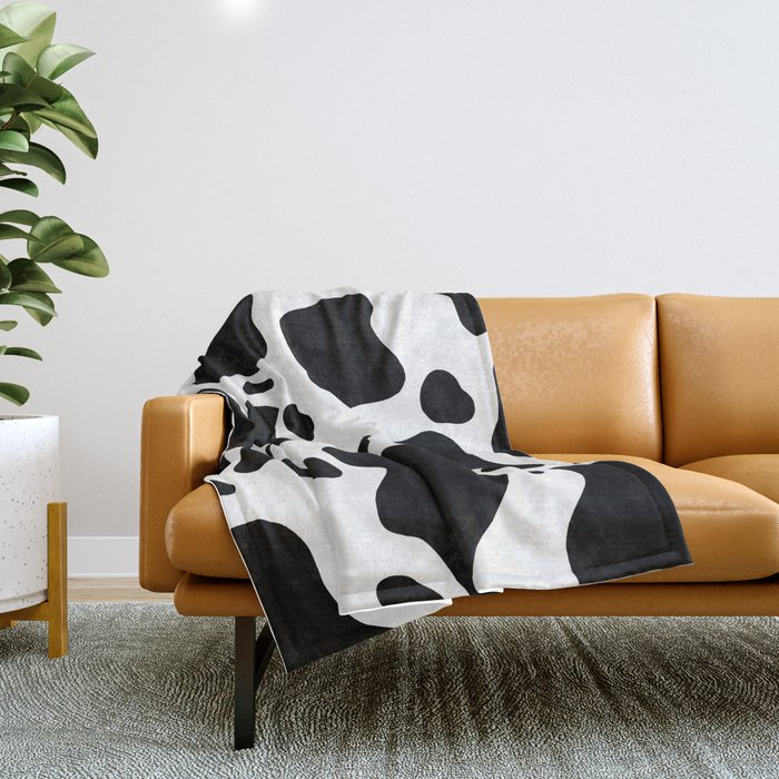 Cow Hide Throw Blanket