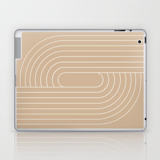Oval Lines Abstract XXXV Laptop & iPad Skin