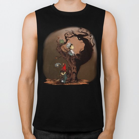 Over The Garden Wall- Wirt, Greg, Beatrice, and The Beast Biker Tank