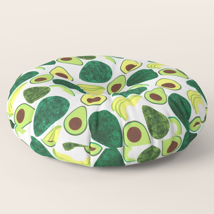 Avocados Floor Pillow by leannesimpsonart Society6