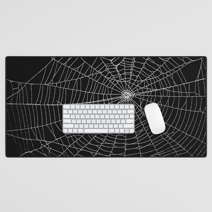 Spider Spider Web Desk Mat