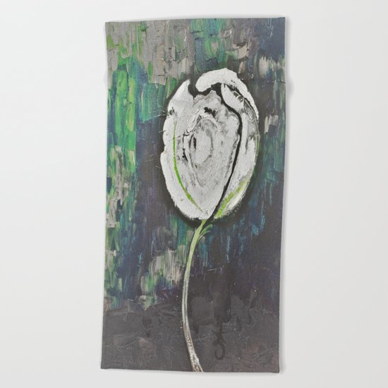 Golden Rose Acrylic Icey Green Mint Chocolate Chip Beach Towel