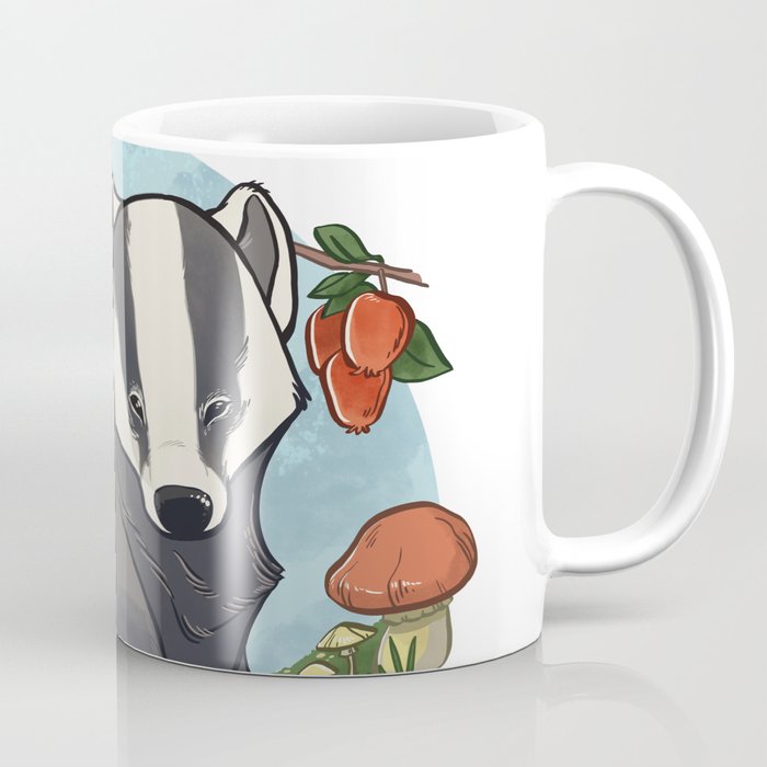 Autumnal Badger Coffee Mug