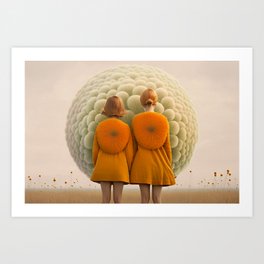 What a surprise, as once was . Art Print