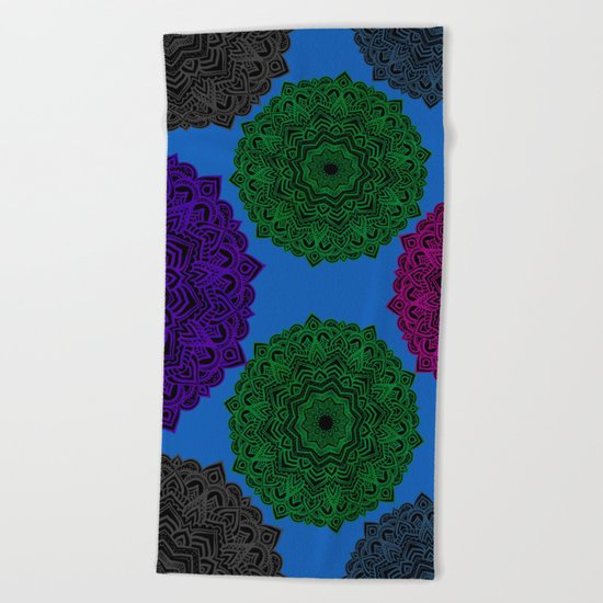 My Angel Spirit Mandhala | Secret Geometry Beach Towel