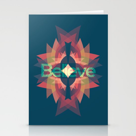 Believe Stationery Cards