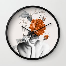 Rose 3 Wall Clock