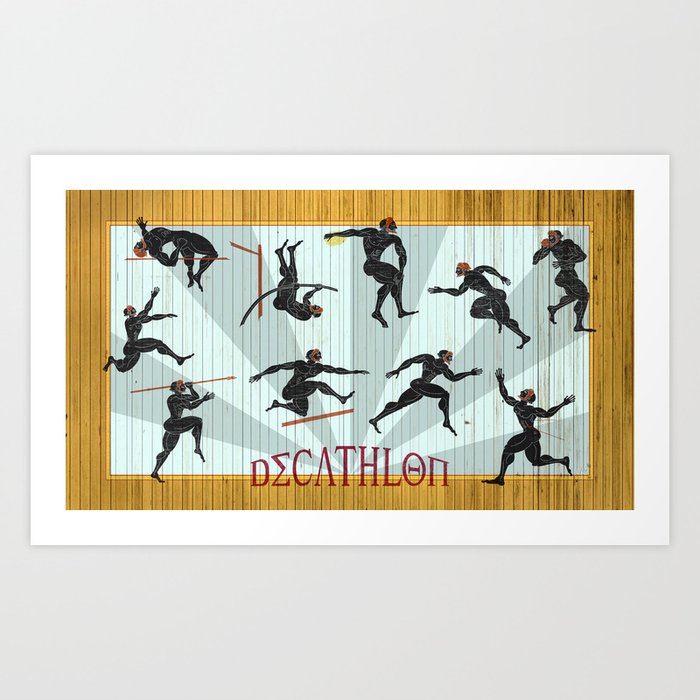 Decathlon Horizontal Poster Art Print